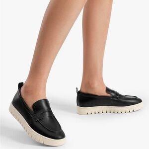 Black Leather Loafers